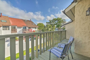 Myrtle Beach Condo Balconies, Walk to Beach!